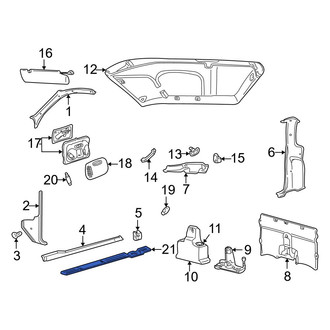 Mazda OE - Front Left Door Sill Plate