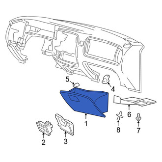 Mazda OE - Front Glove Box