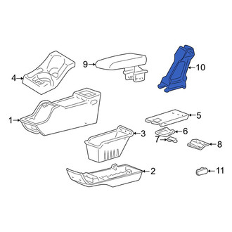 Mazda OE - Console Armrest Bracket