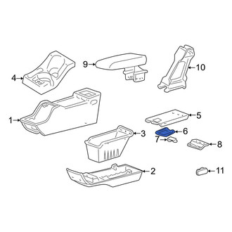 Mazda OE - Center Console Latch