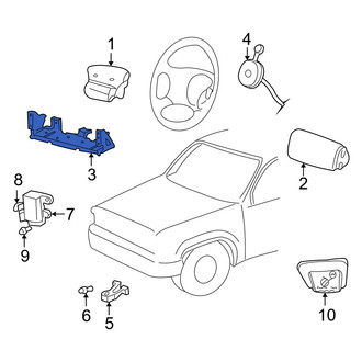 Mazda OE - Instrument Panel Air Bag Bracket