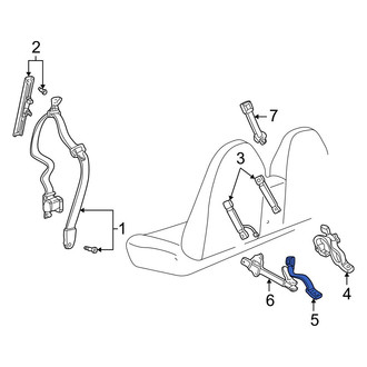 Mazda OE - Front Center Seat Belt
