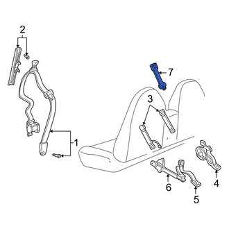 Mazda OE - Front Seat Belt Extension