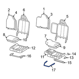 Mazda OE - Front Left Seat Track Adjust Handle