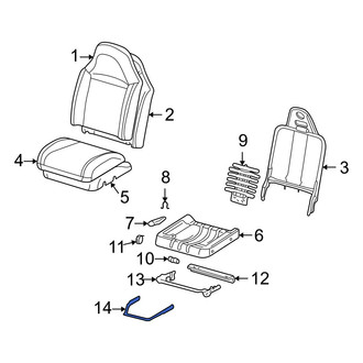 Mazda OE - Front Left Seat Track Adjust Handle