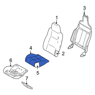 Mazda OE - Front Left Seat Cover
