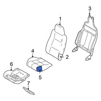 Mazda OE - Front Right Seat Cushion Pad