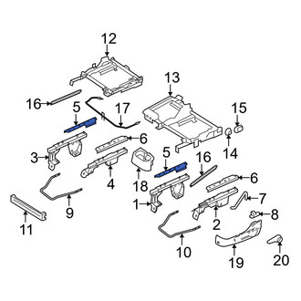 Mazda OE - Seat Belt Lap and Shoulder Belt Bracket