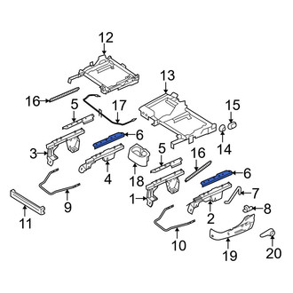 Mazda OE - Seat Belt Lap and Shoulder Belt Bracket