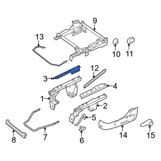 Mazda OE - Seat Belt Lap and Shoulder Belt Bracket