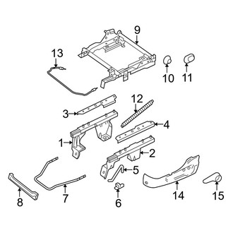 Mazda OE - Seats & Tracks - Tracks & Components (Bucket Seat)