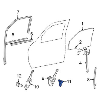 Mazda OE - Front Window Crank Handle