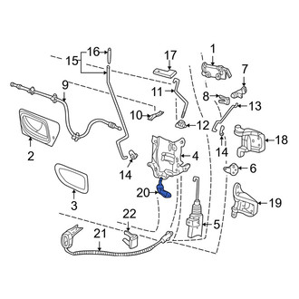 Mazda OE - Front Right Door Lock Switch