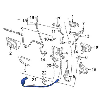 Mazda OE - Front Door Lock Switch