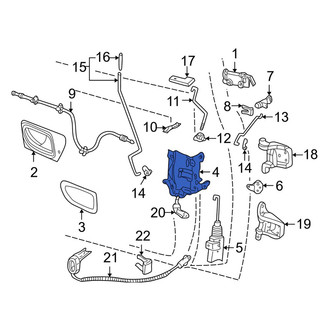 Mazda OE - Front Left Door Latch Assembly