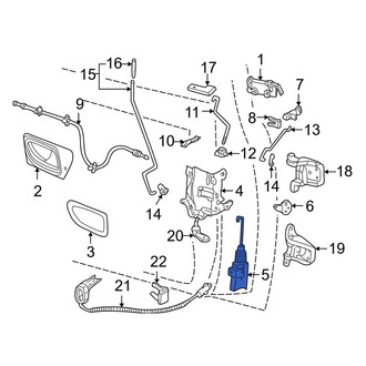 Mazda OE - Front Left Door Lock Actuator Motor