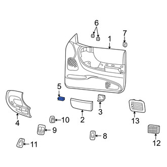 Mazda OE - Door Interior Handle Trim Clip