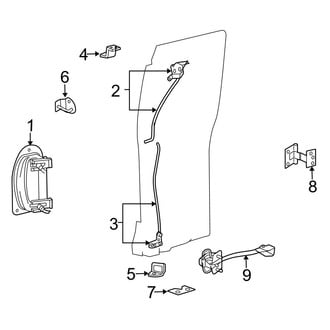 Mazda OE - Rear Door - Lock & Hardware