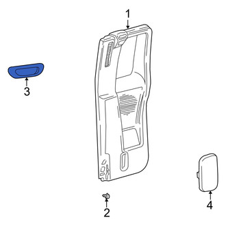 Mazda OE - Rear Right Seat Belt Trim Bezel