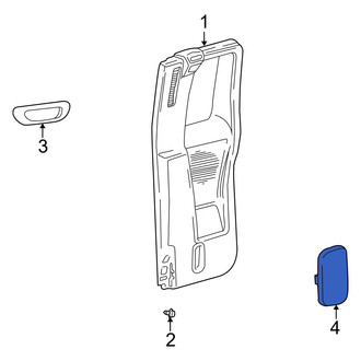 Mazda OE - Rear Door Access Cover