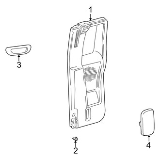 Mazda OE - Rear Door - Interior Trim (SE / Troy Lee 4 Doors)