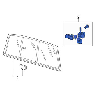 Mazda OE - Sliding Window Latch