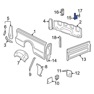 Mazda OE - Rear Tie Down Hook