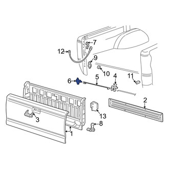 Mazda OE - Rear Tailgate Latch