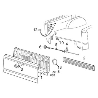 Mazda OE - Pick Up Box - Tail Gate