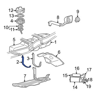 Mazda OE - Front Fuel Tank Strap