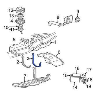 Mazda OE - Rear Fuel Tank Strap