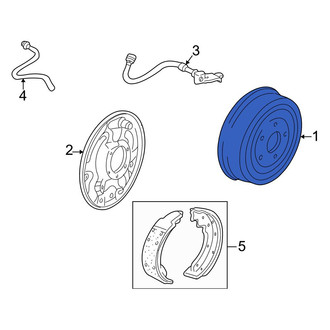 Mazda OE - Rear Brake Drum