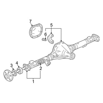 Mazda OE - Rear Suspension - Axle Housing