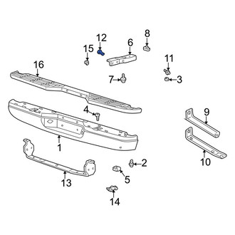 Mazda OE - Bumper Face Bar Nut