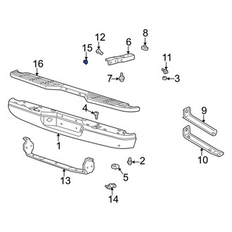 Mazda OE - Bumper Cover Reinforcement Beam Nut