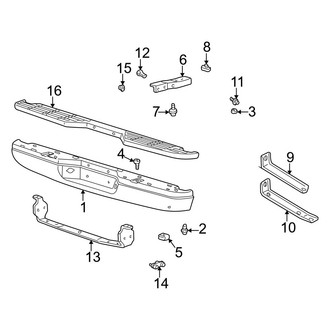 Mazda OE - Rear Bumper - Bumper & Components