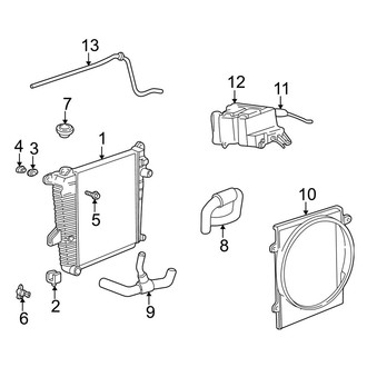 Mazda OE - Cooling - Radiator & Components (3.0L)