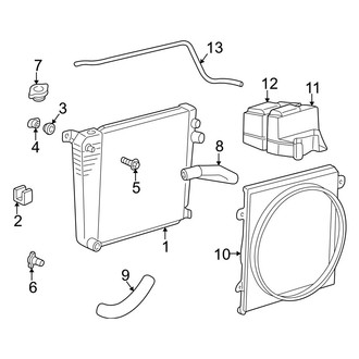 Mazda OE - Cooling - Radiator & Components (4.0L)