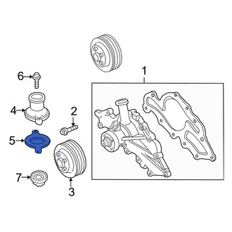 Mazda OE - Engine Coolant Thermostat Housing Gasket