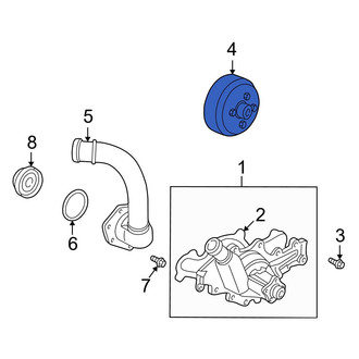 Mazda OE - Engine Water Pump Pulley