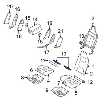 Mazda OE - Front Seat Frame Bracket