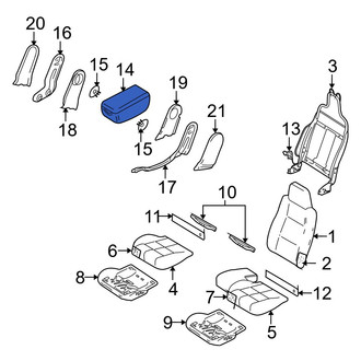 Mazda OE - Front Seat Armrest