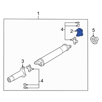 Mazda OE - Rear Drive Shaft Flange Yoke