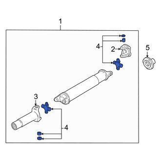 Mazda OE - Rear Forward Universal Joint