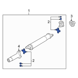 Mazda OE - Front Forward Universal Joint