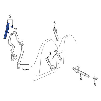 Mazda OE - Front Seat Belt Height Adjuster