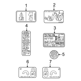 Mazda OE - Information Labels - Labels