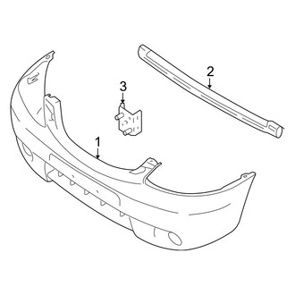 Mazda OE - Front Bumper - Bumper & Components