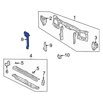 Mazda OE - Hood Latch Support