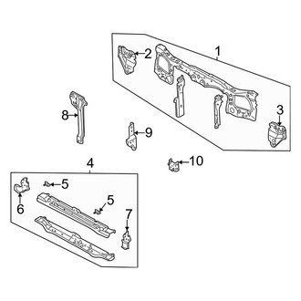Mazda OE - Radiator Support